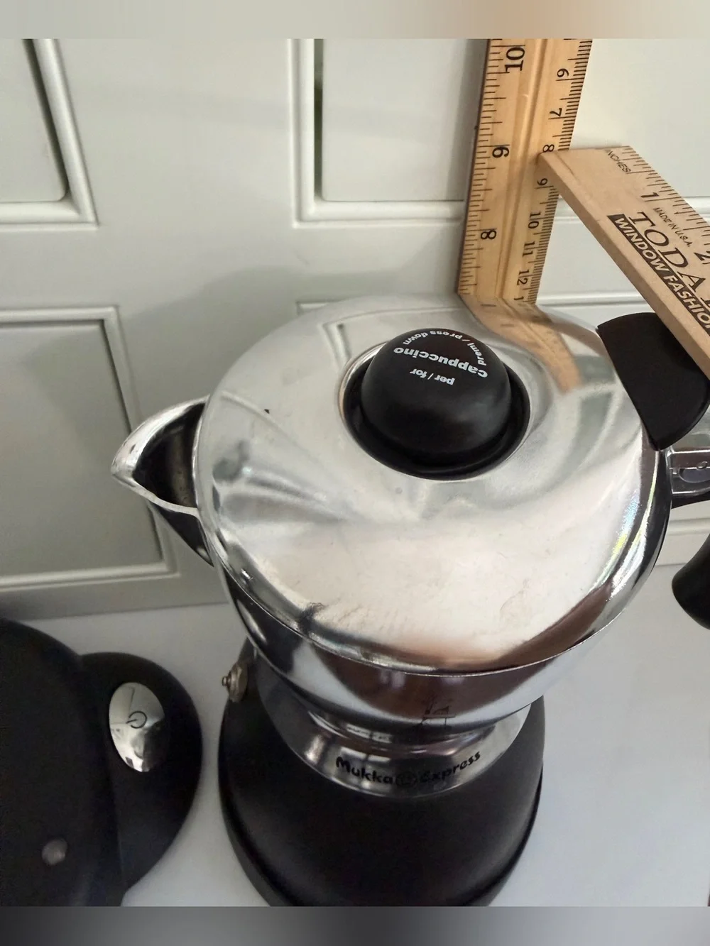 Bialetti Mukka Express Electric Cappuccino Maker Espresso Italy vintage 10.8 oz